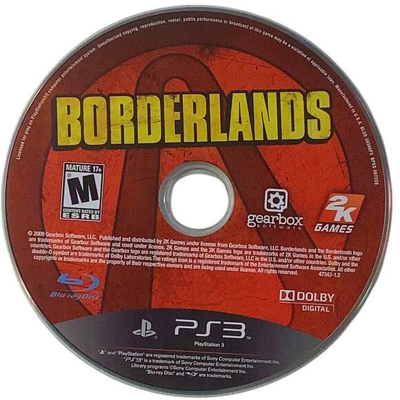 Borderlands - Playstation 3, PS3 Game (2009), EUC, Disc Only - Picture 1 of 2